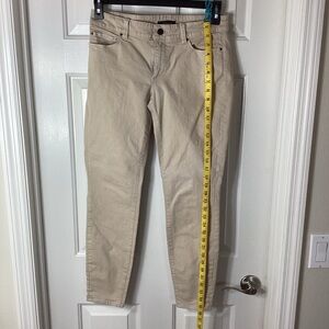 Ann Taylor Tan Skinny Ankle 5 Pocket style Pants Sz 6